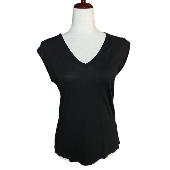 Vtg Y2K Zadig Voltaire Brooklyn Skull Top M Black Goth Indie Vanguard Grunge - Picture 1 of 15